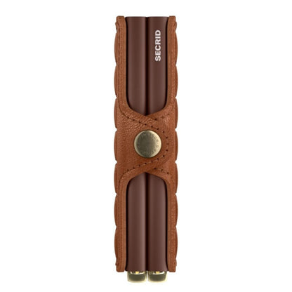 Secrid Twinwallet Emboss Lines cognac