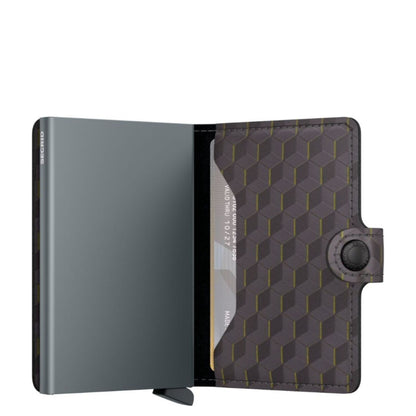 Secrid Miniwallet Optical grey-yellow