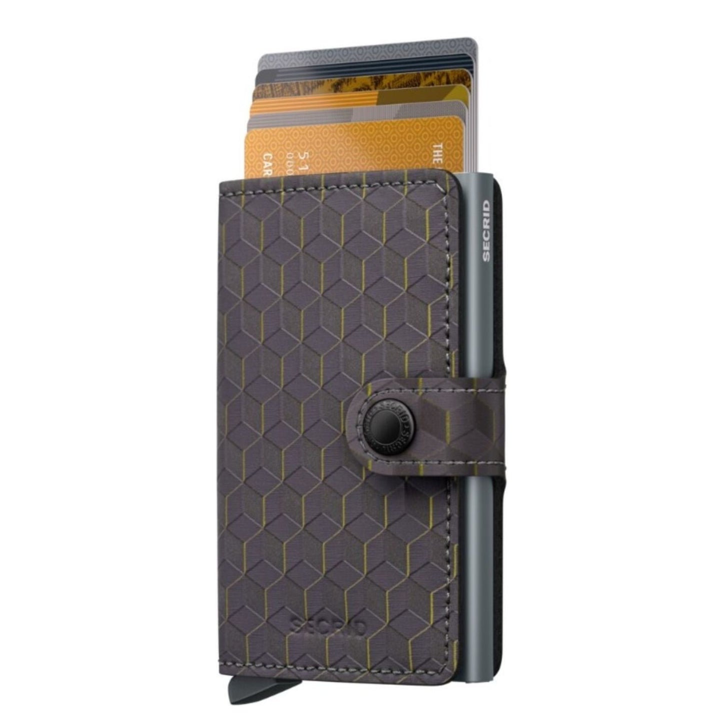 Secrid Miniwallet Optical grey-yellow