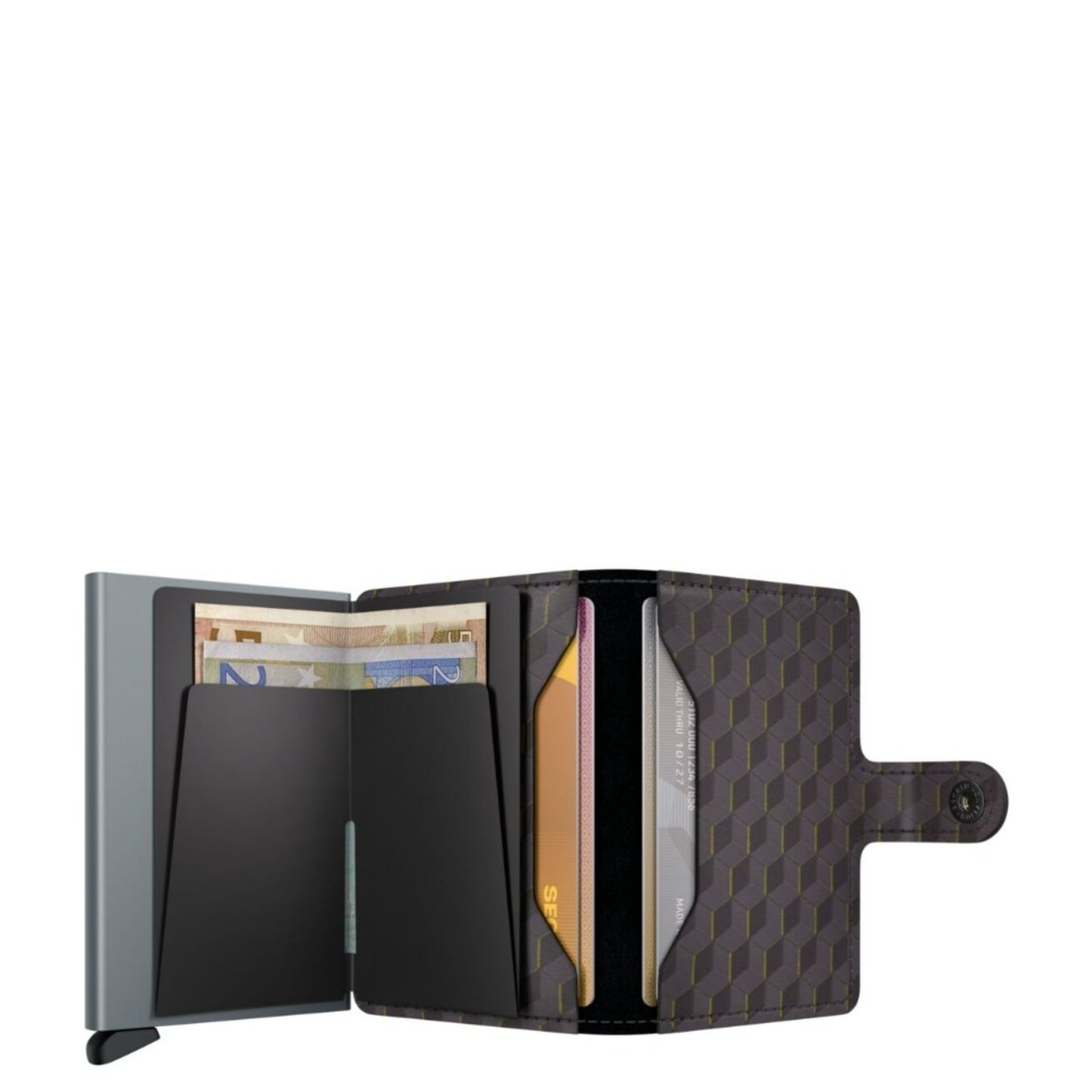 Secrid Miniwallet Optical grey-yellow