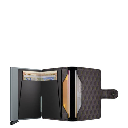 Secrid Miniwallet Optical grey-yellow