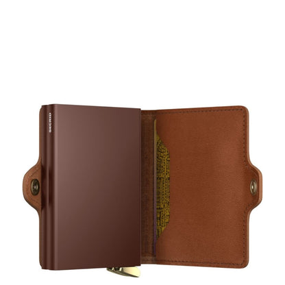 Secrid Twinwallet Emboss Lines cognac