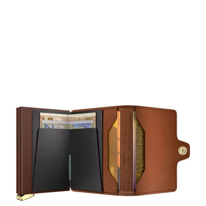 Secrid Twinwallet Emboss Lines cognac
