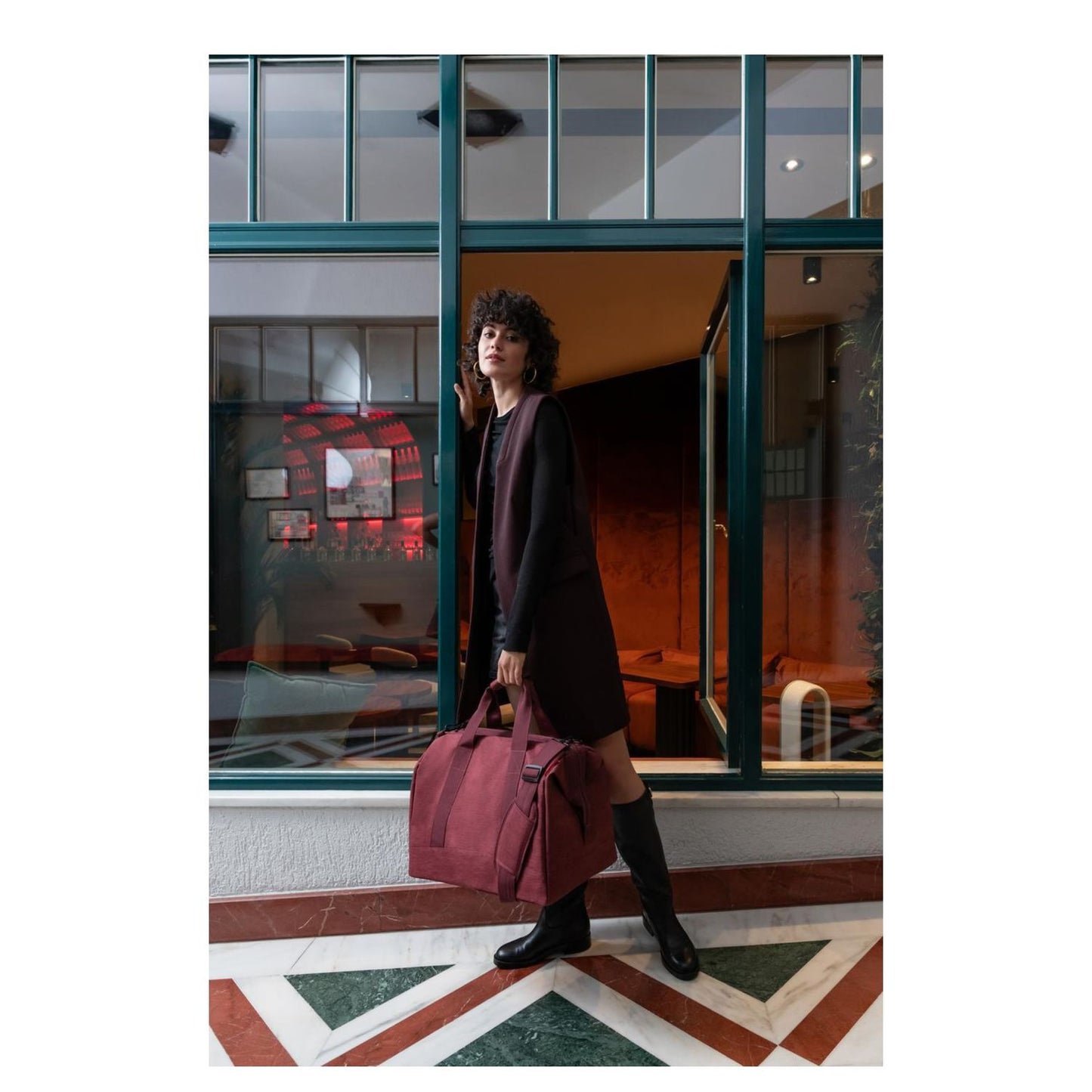 Reisenthel Travelling Allrounder L twist maroon
