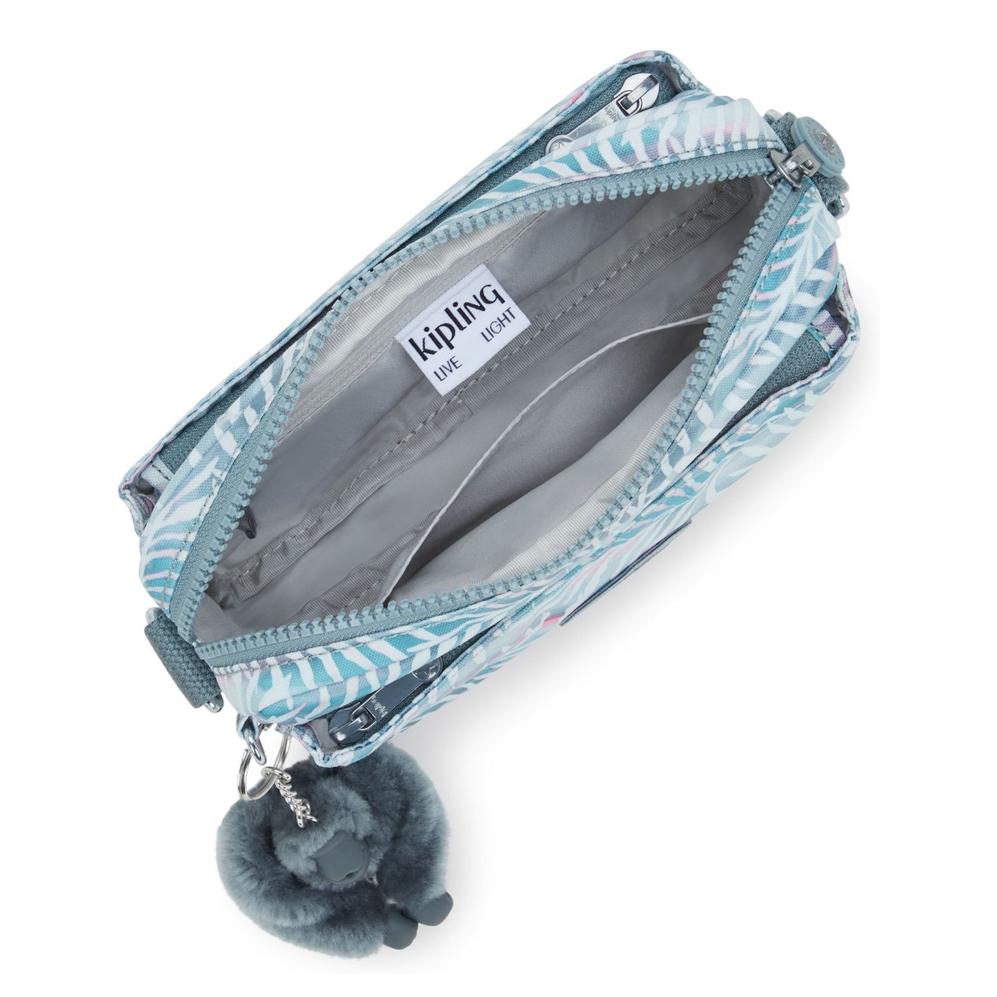 Kipling Abanu Mini Crossbody palmtree leaves