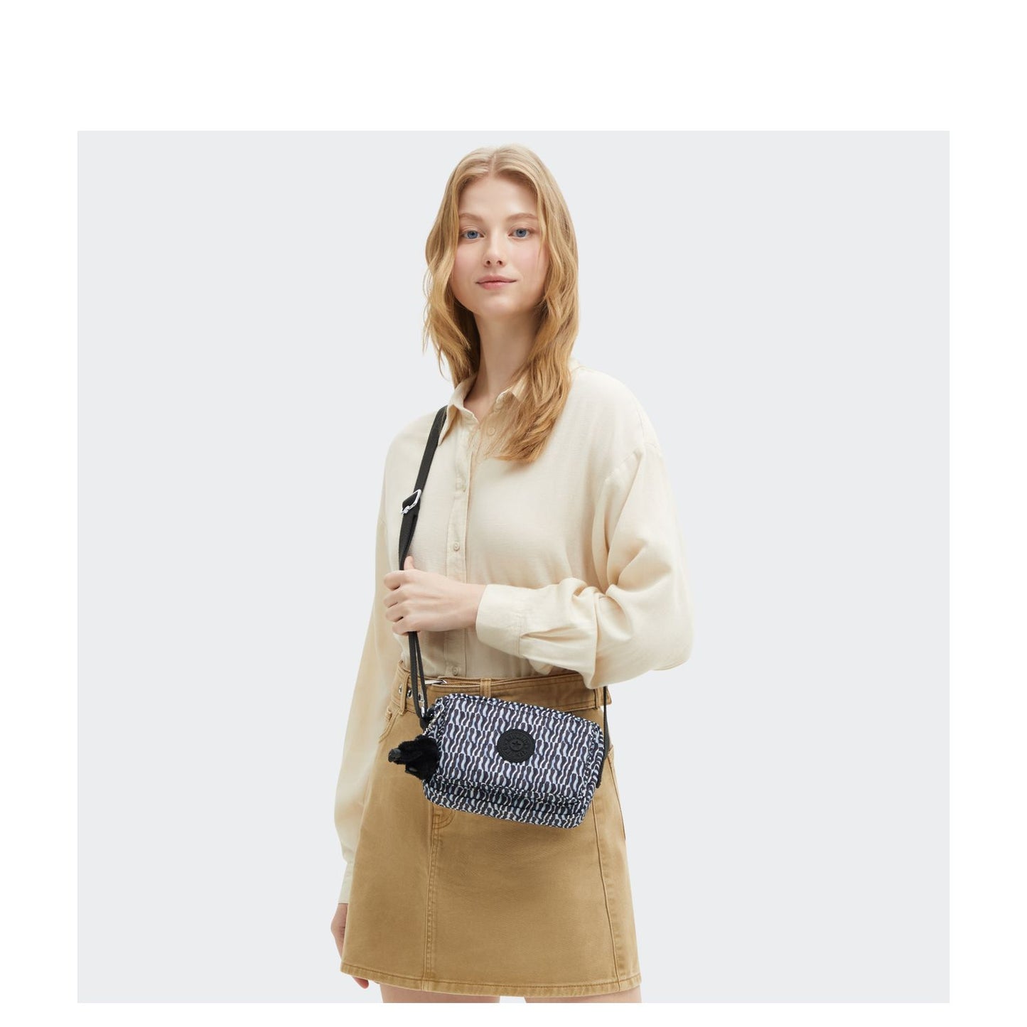 Kipling Abanu Mini Crossbody holiday waves