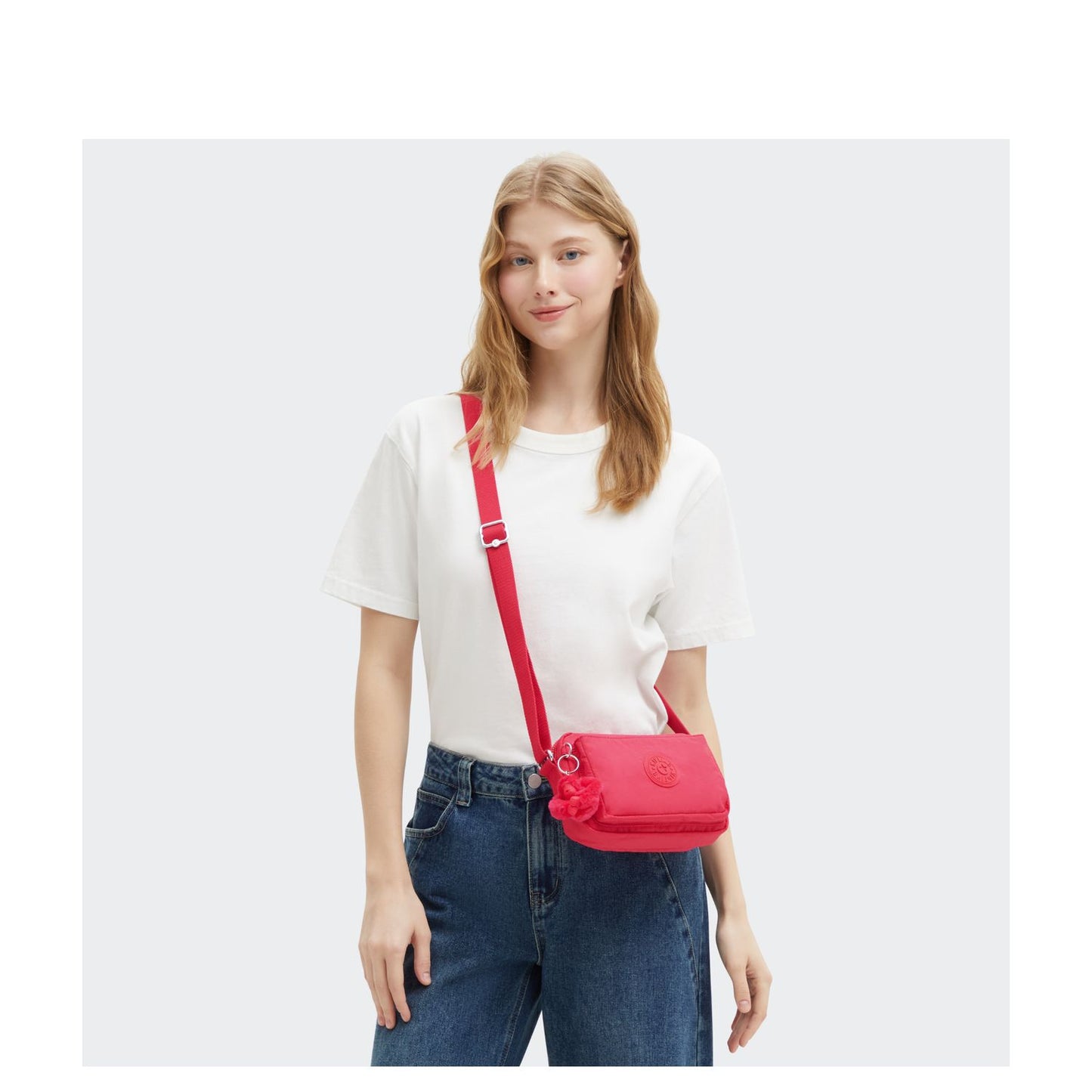 Kipling Abanu Mini Crossbody resort pink