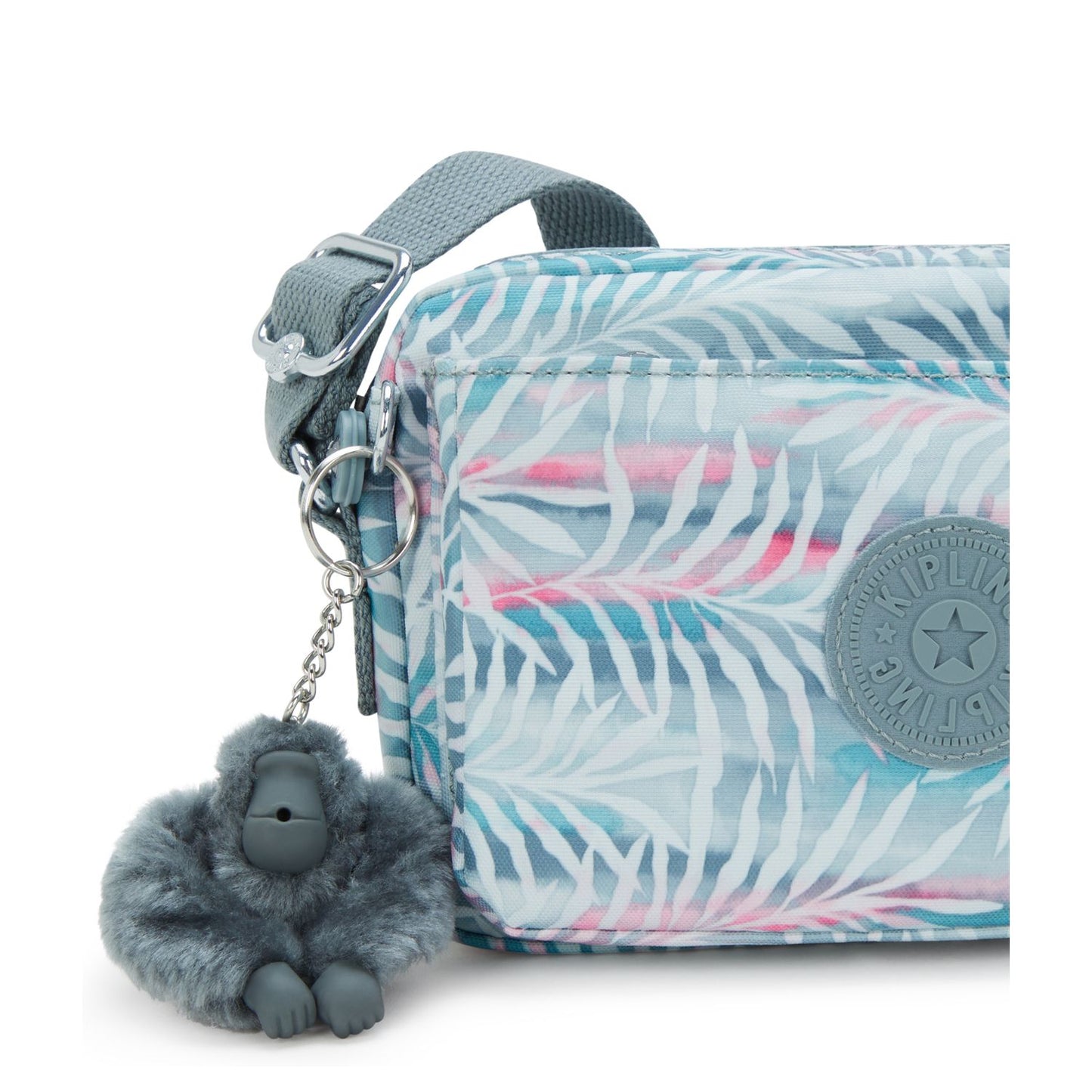 Kipling Abanu Mini Crossbody palmtree leaves