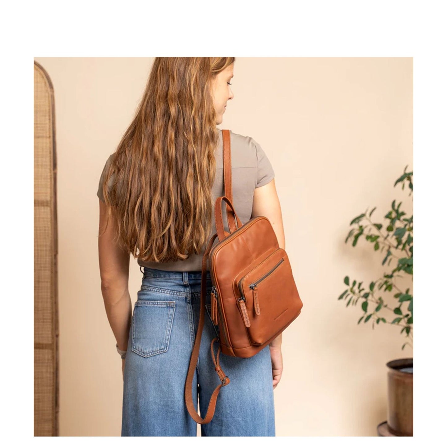 The Chesterfield Brand Floran Backpack cognac