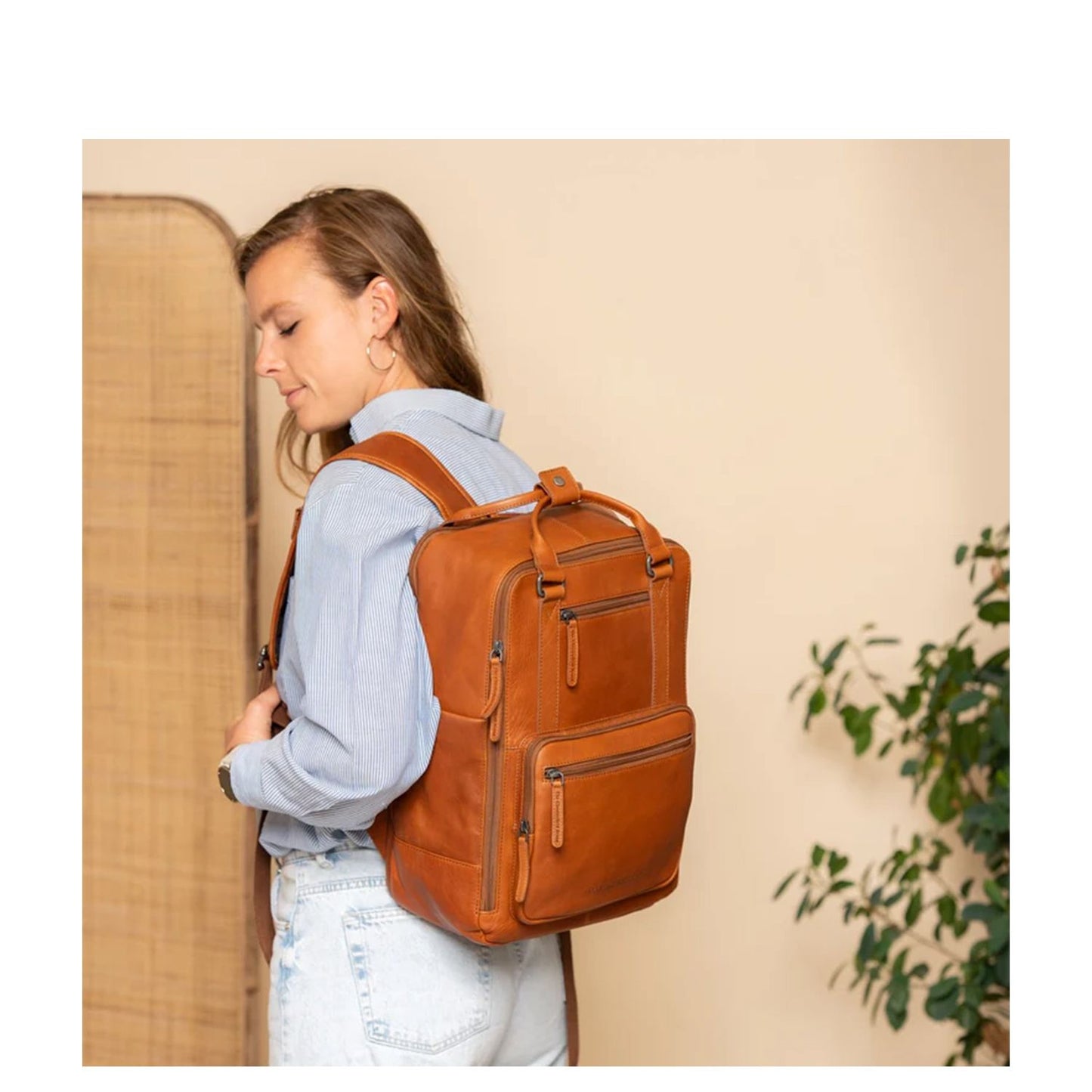 The Chesterfield Brand Calden Backpack cognac