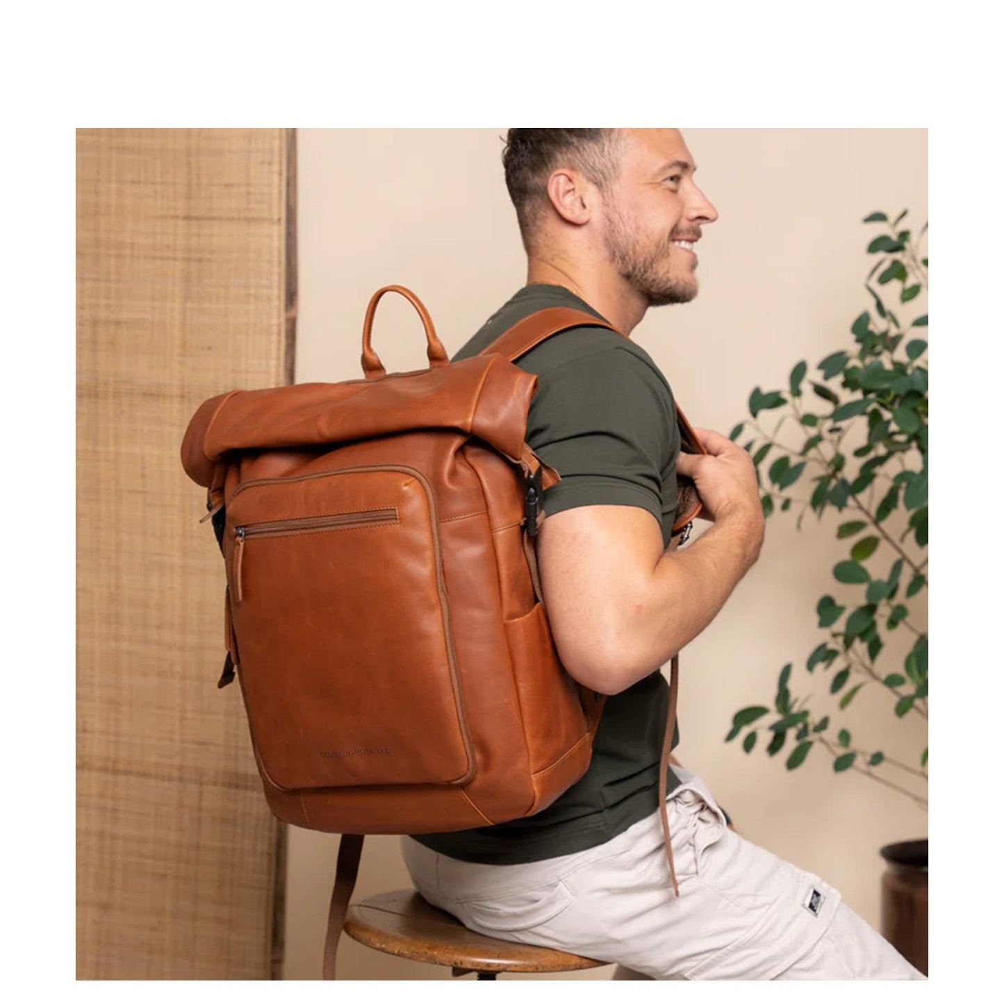 The Chesterfield Brand Remo Backpack cognac