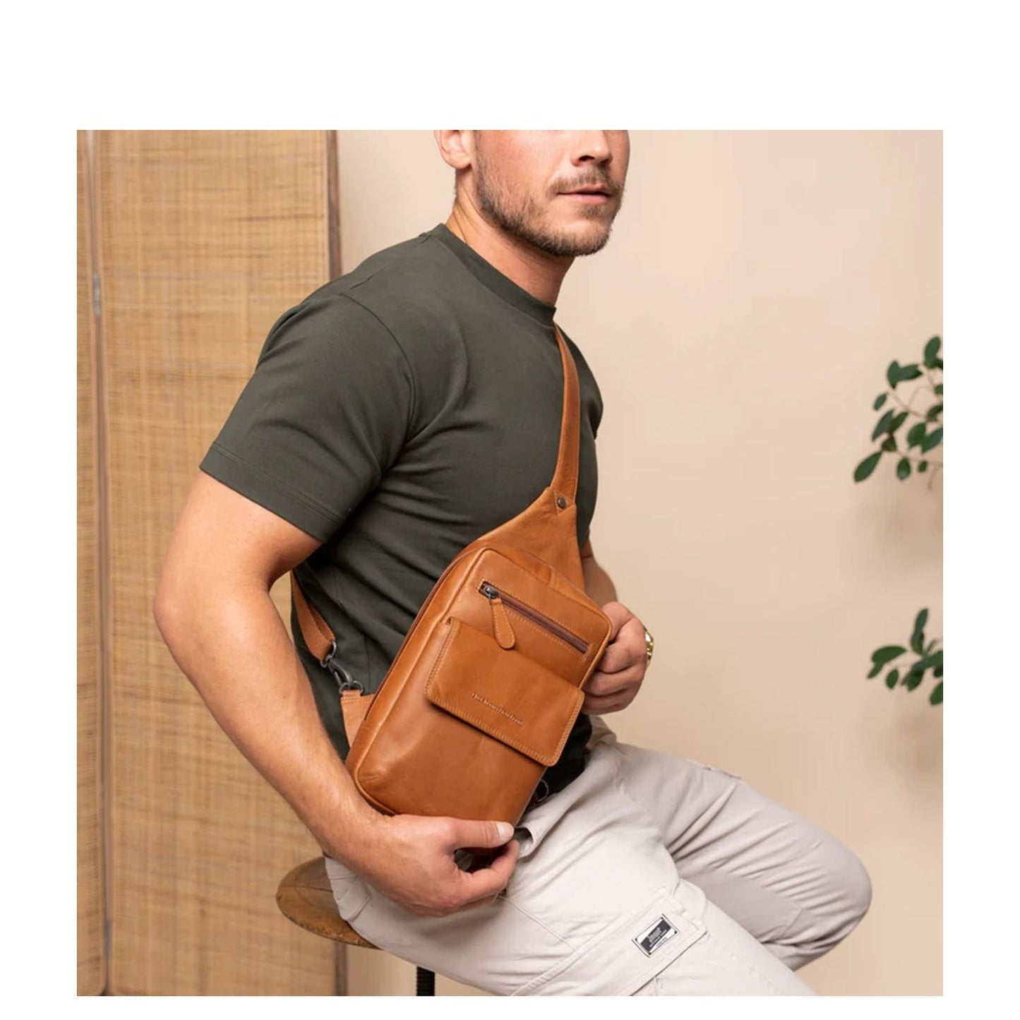 The Chesterfield Brand Turelle Crossbody cognac
