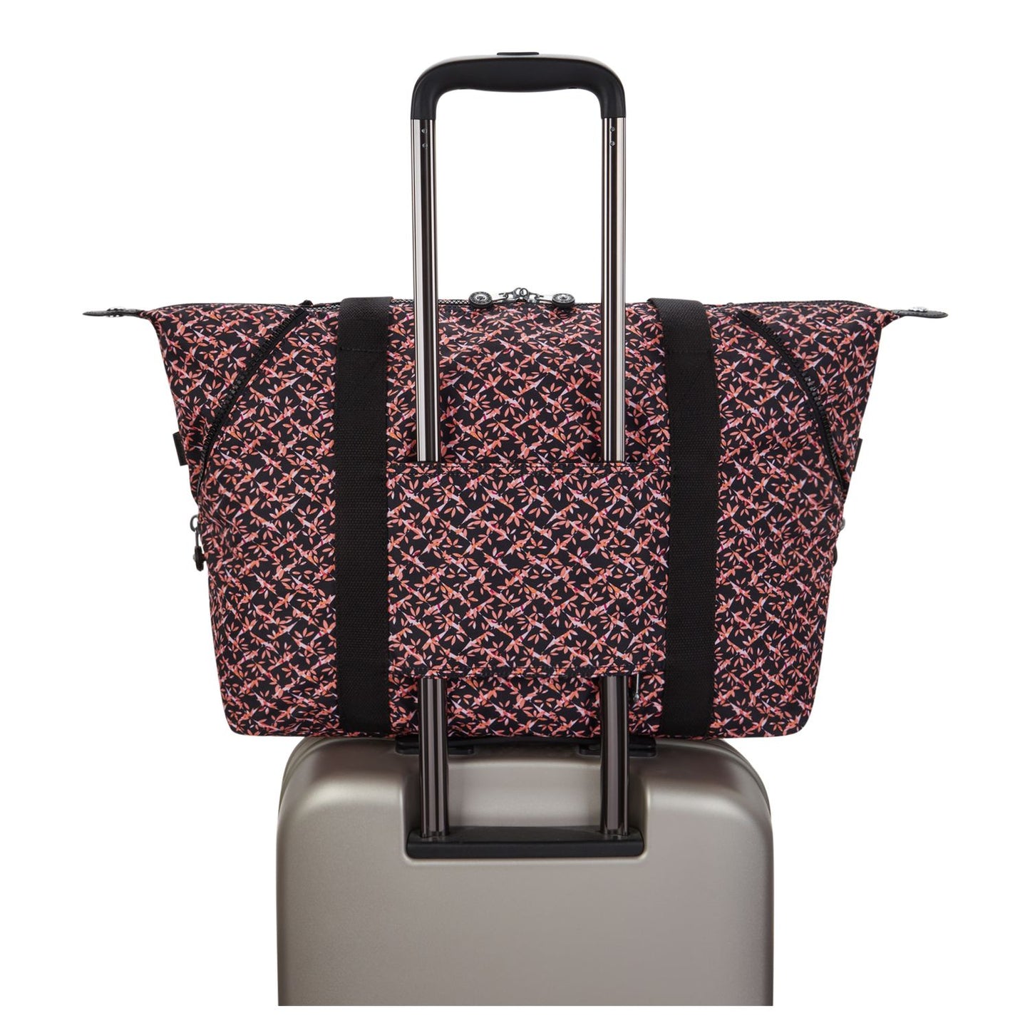 Kipling Art M Duffle dancing bouquet