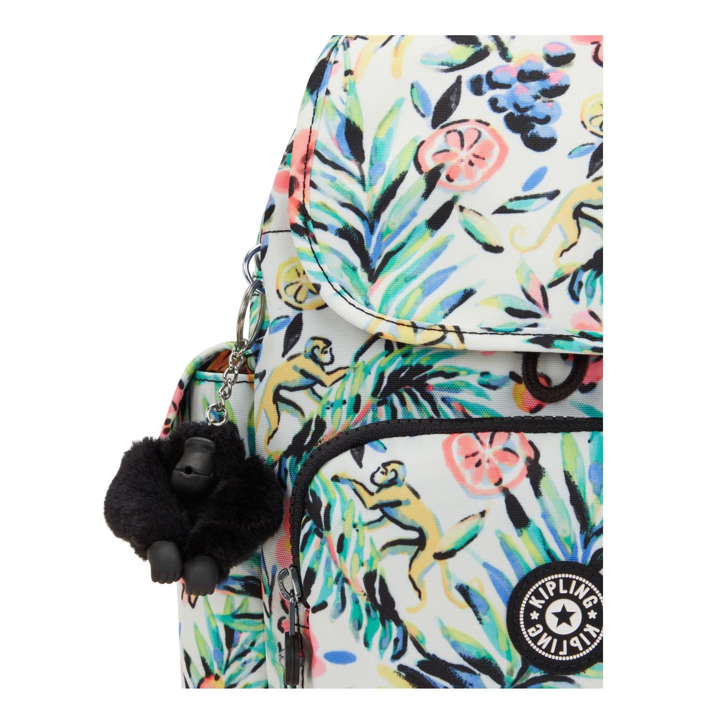 Kipling City Pack S Backpack cocktail floral