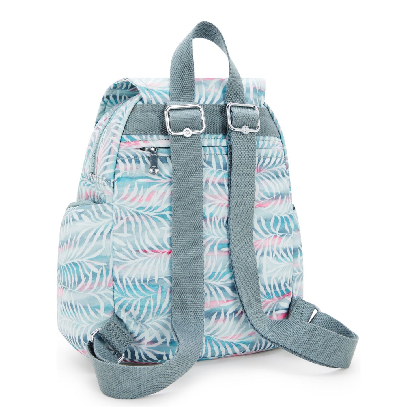 Kipling City Zip Mini Backpack palmtree leaves