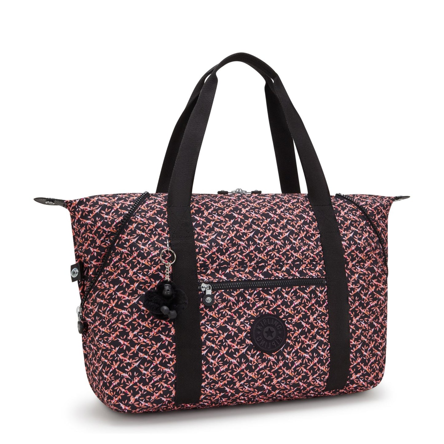 Kipling Art M Duffle dancing bouquet