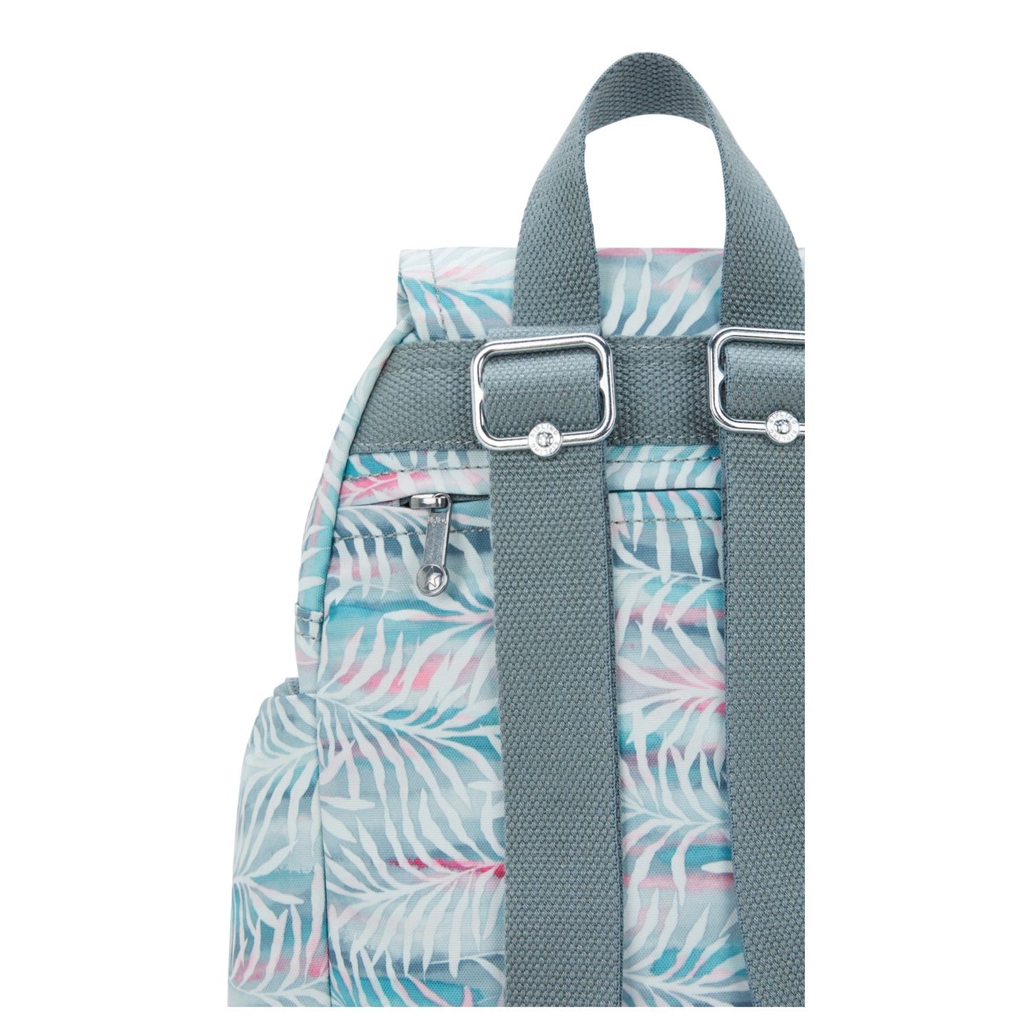 Kipling City Zip Mini Backpack palmtree leaves