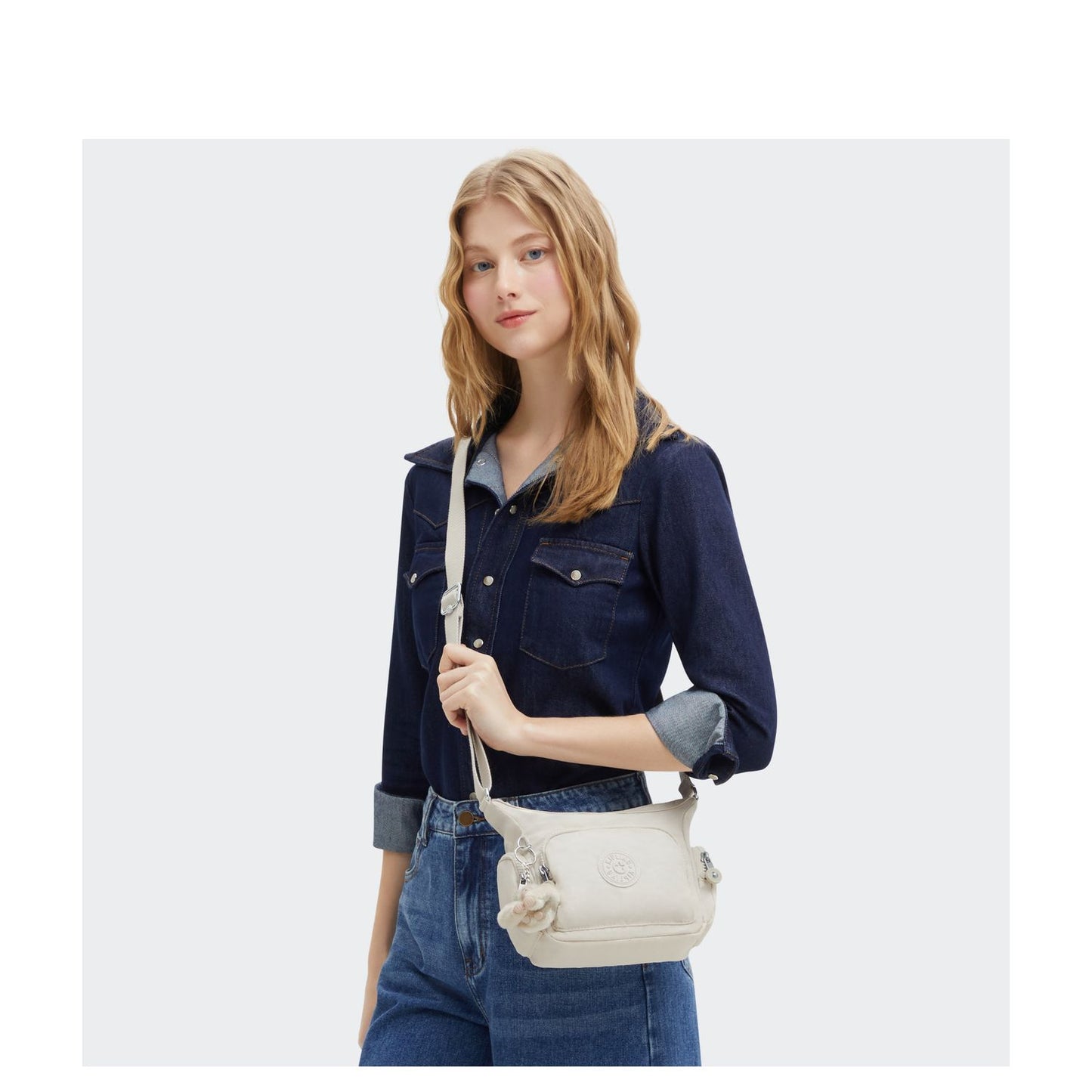 Kipling Gabbie Mini Shoulderbag hideaway beige