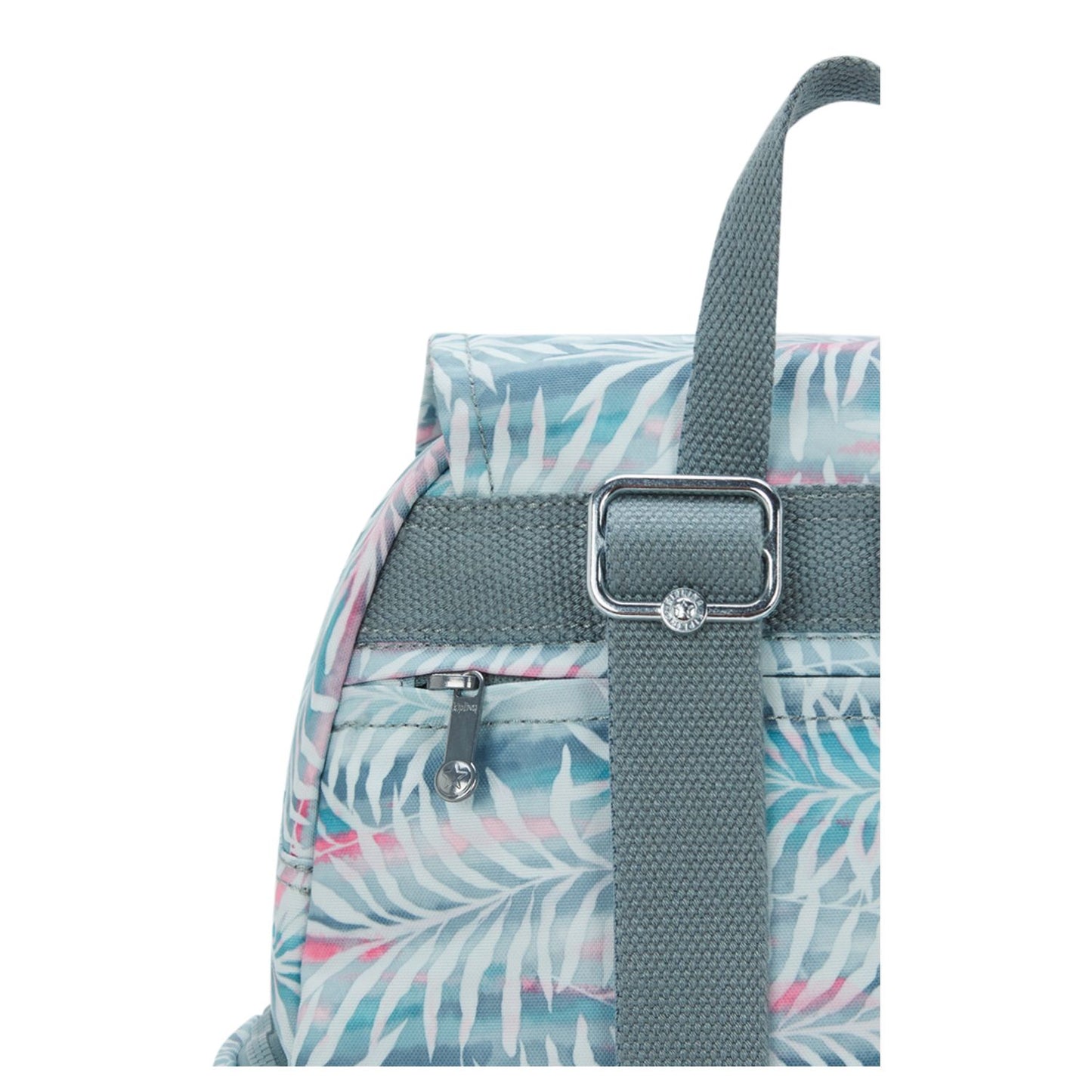 Kipling City Zip S Backpack palmtree leaves