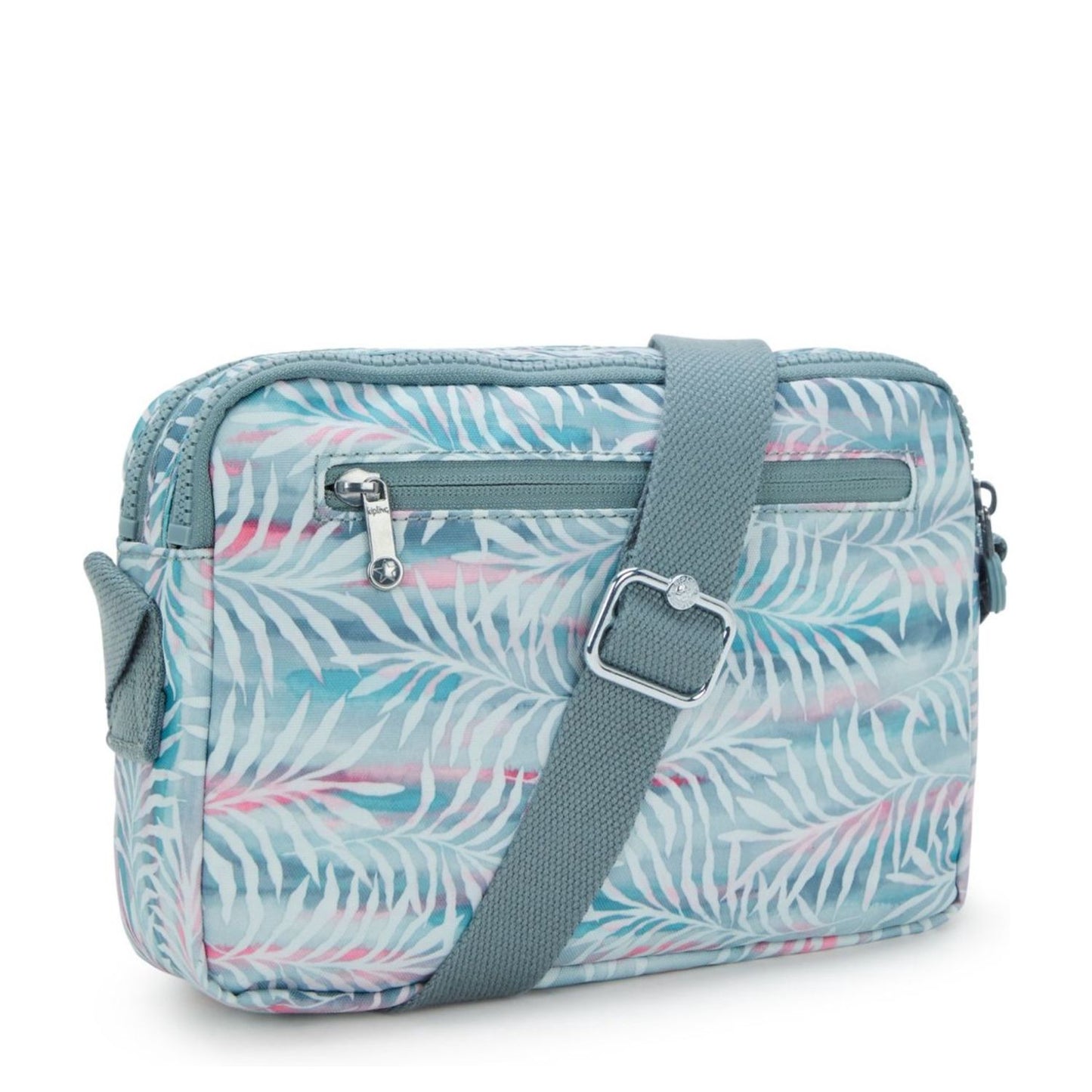 Kipling Abanu Medium Crossbody palmtree leaves
