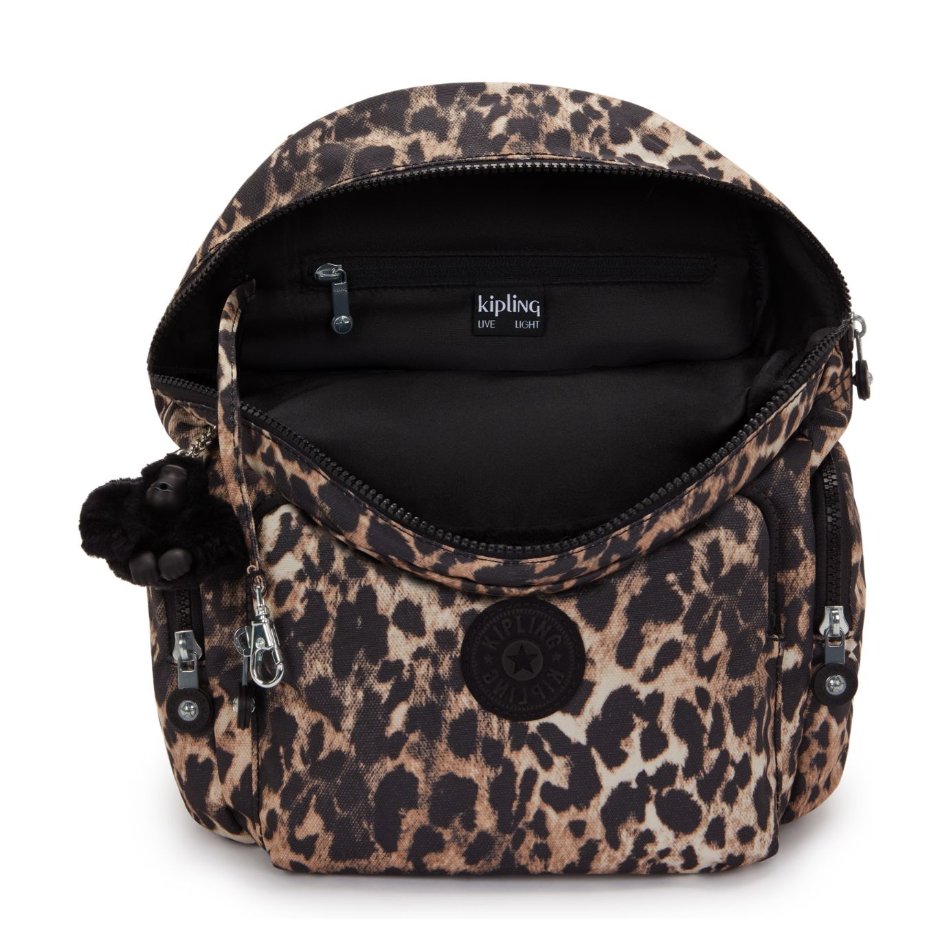 Kipling City Zip S b prt wild leopard