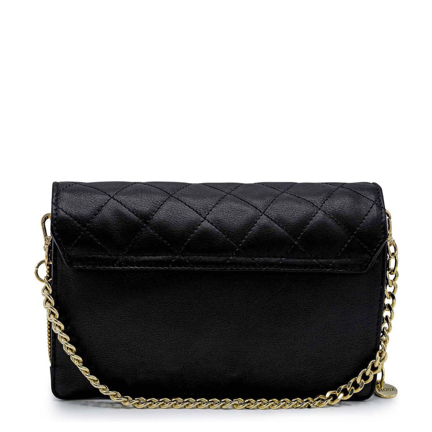 MOSZ Kris Bag Crossbody Phonebag quilted shiny light gold black