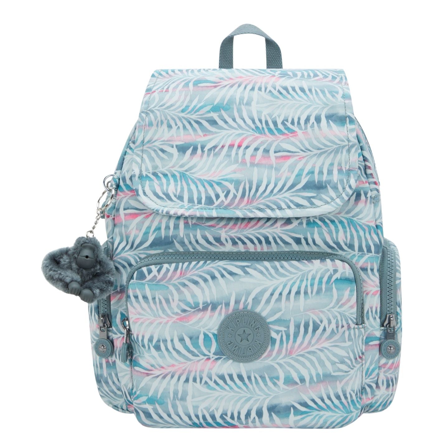 Kipling City Zip S Backpack palmtree leaves