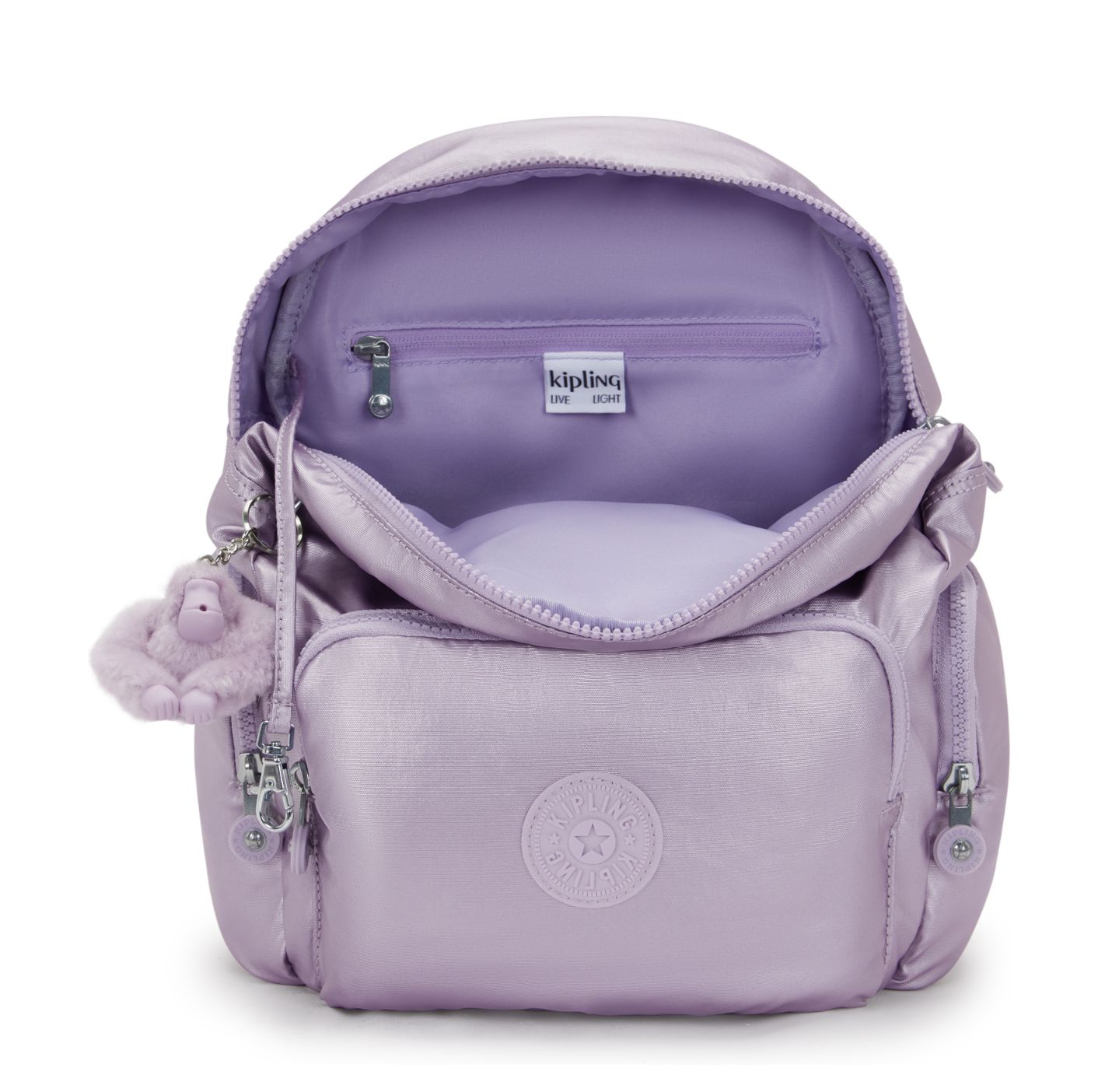 Kipling City Zip S bp lilac moon metallic