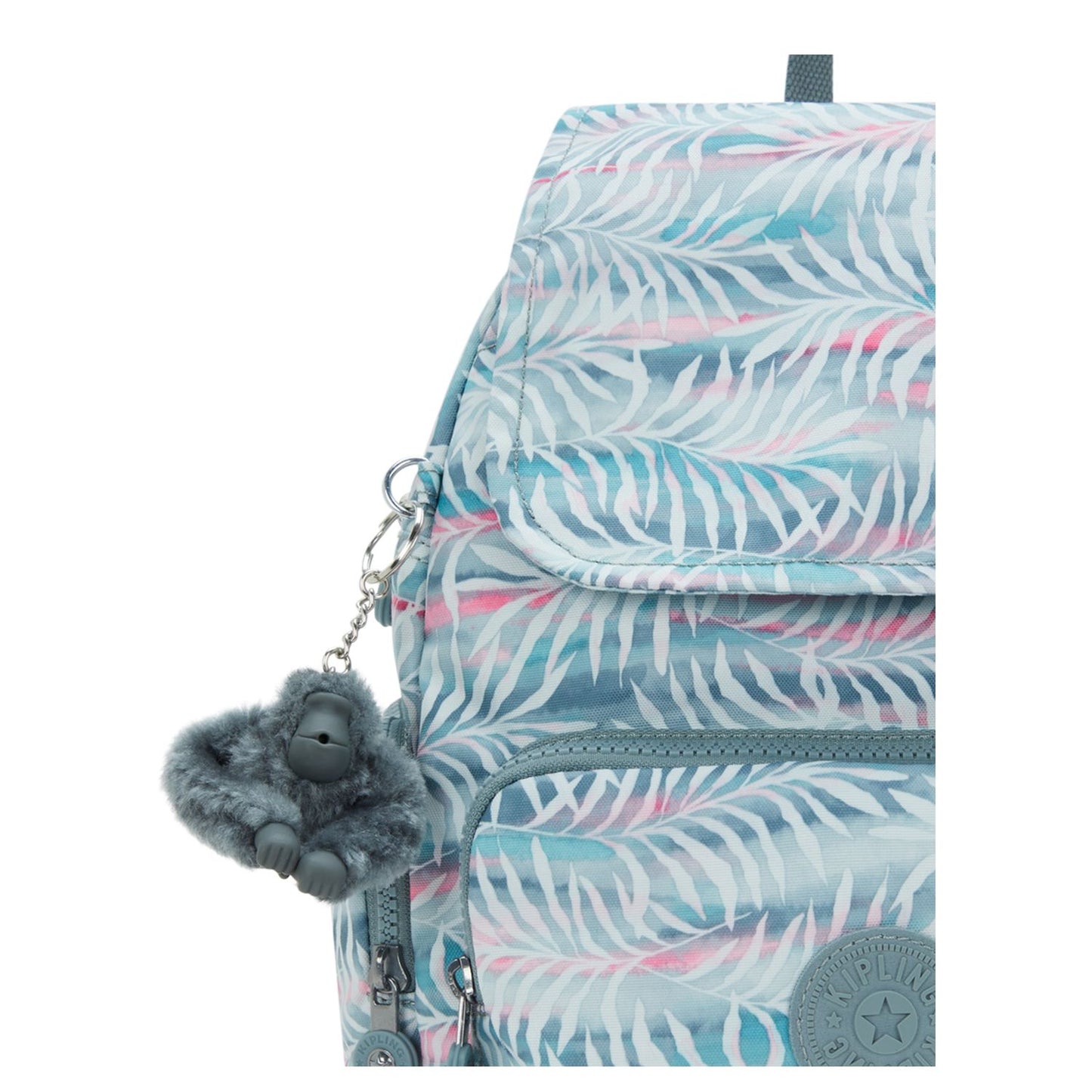 Kipling City Zip S Backpack palmtree leaves