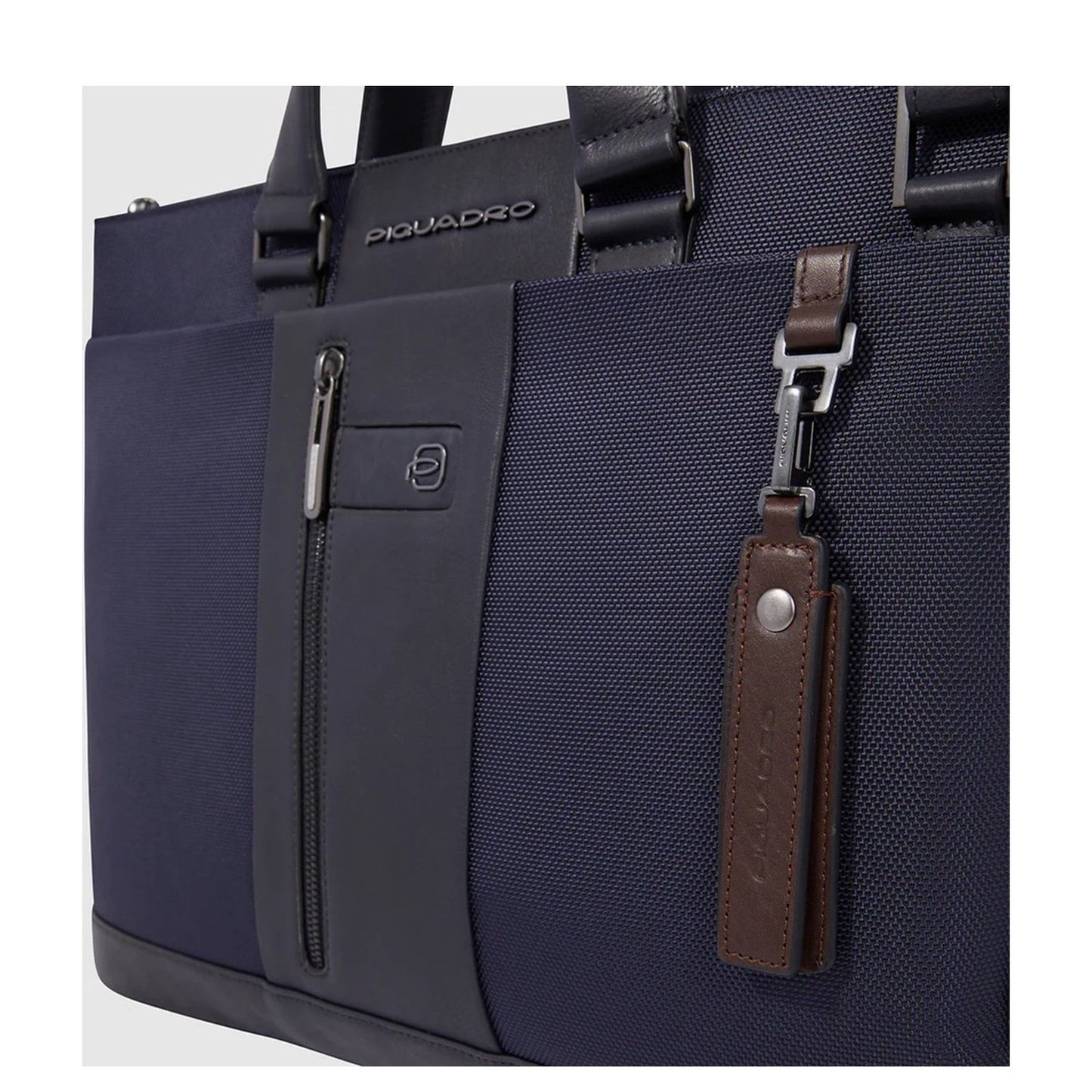 Piquadro Brief 2 Slim Laptop Bag 15.6" dark blue