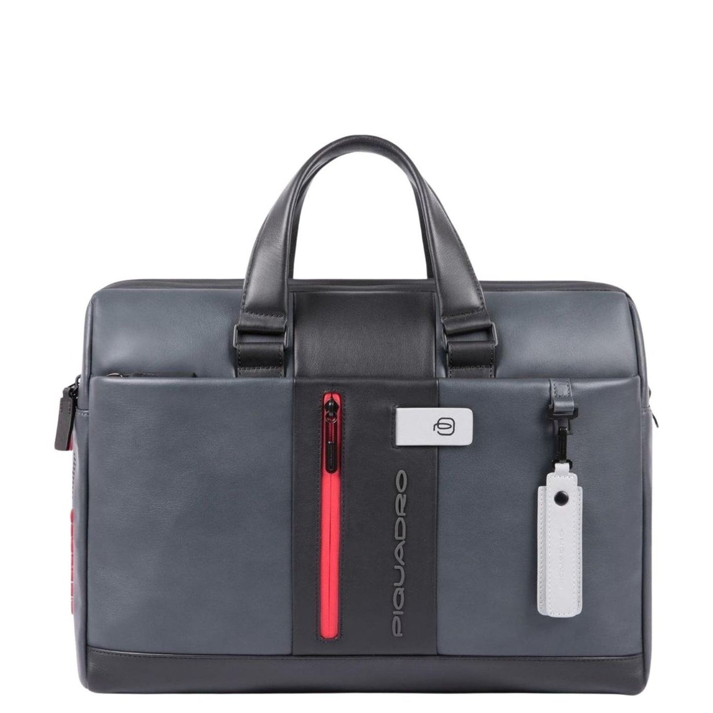 Piquadro Urban Computer Portfolio Briefcase with iPad Compartment grey / black