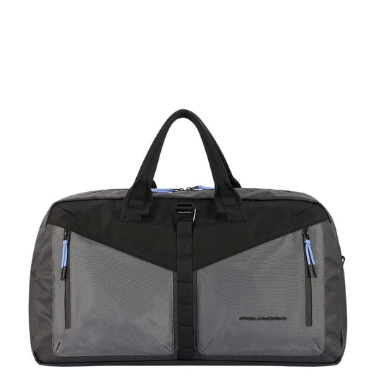 Piquadro Spike Weekender Duffle Bag Duffle grey/black