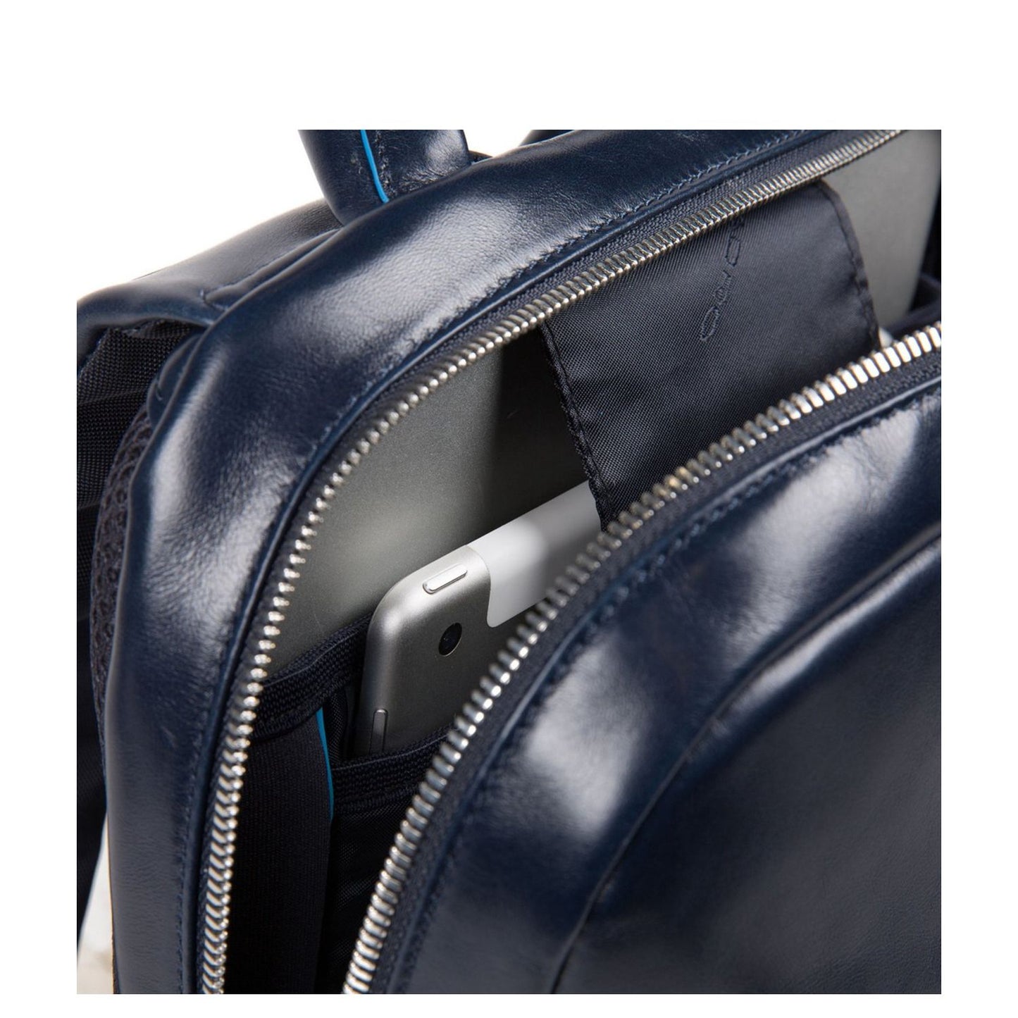 Piquadro Blue Square Revamp Pockets Laptop Backpack 13.3" night blue