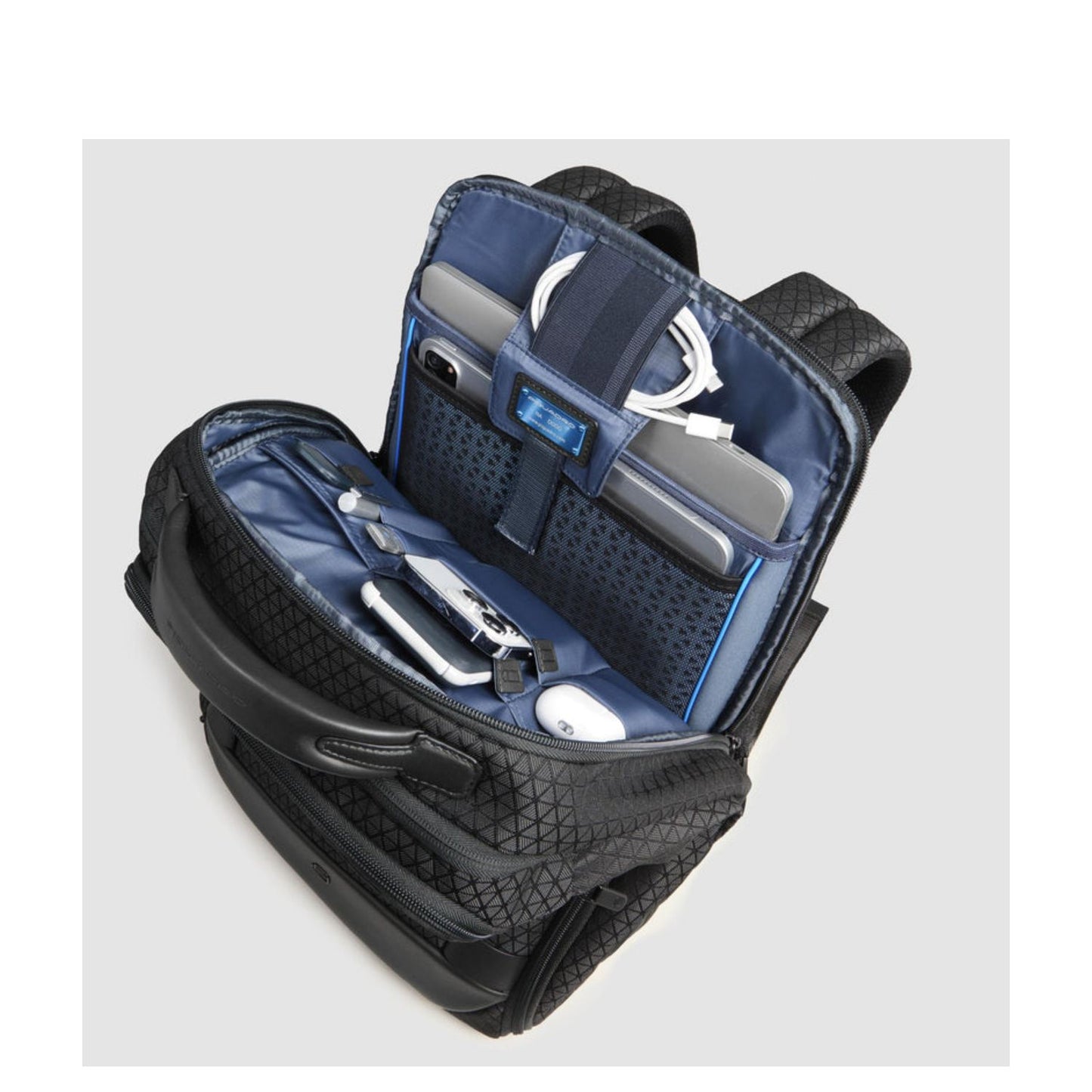 Piquadro W139 Modular Travel Laptop Backpack nero