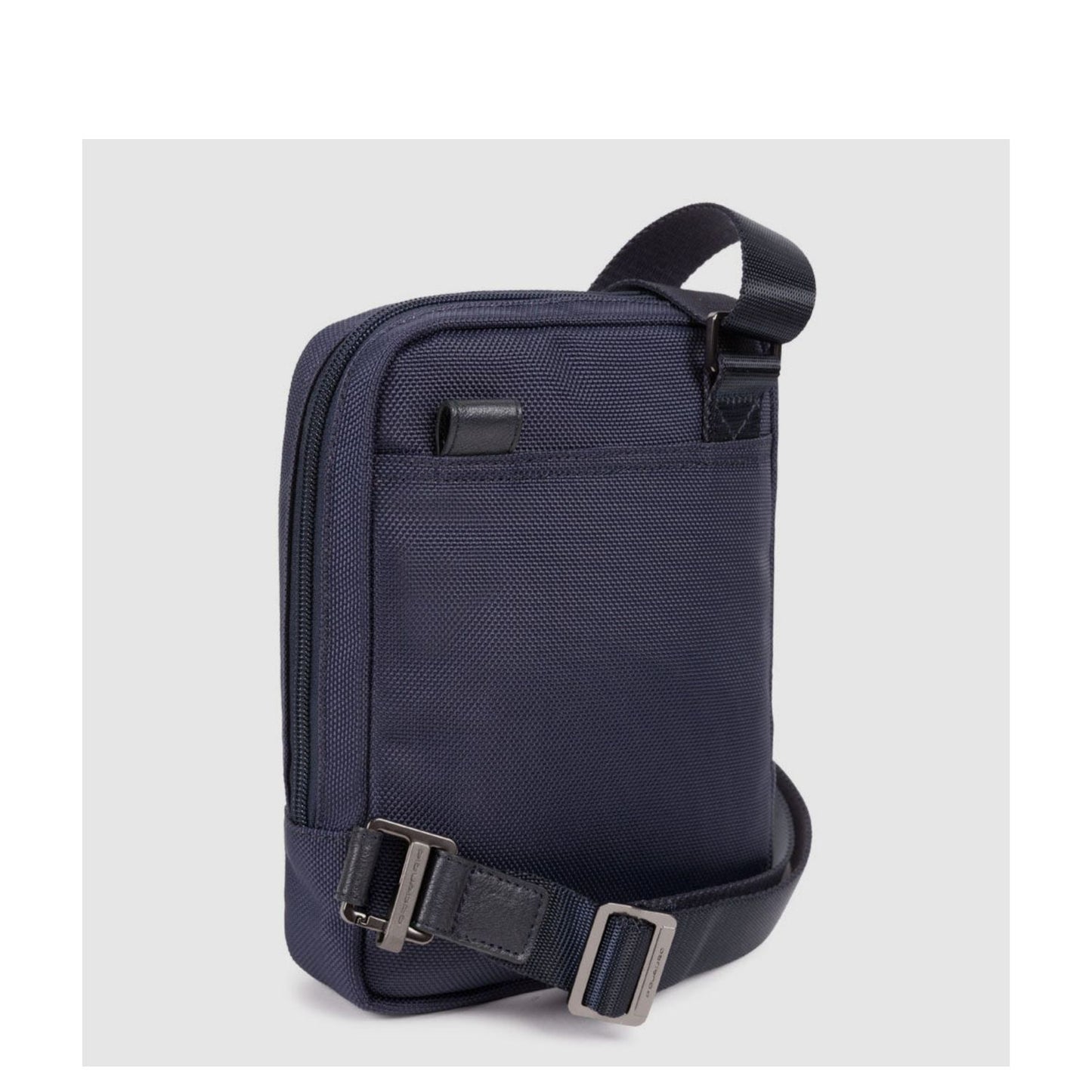 Piquadro Brief 2 iPad Mini Crossbody Bag dark blue