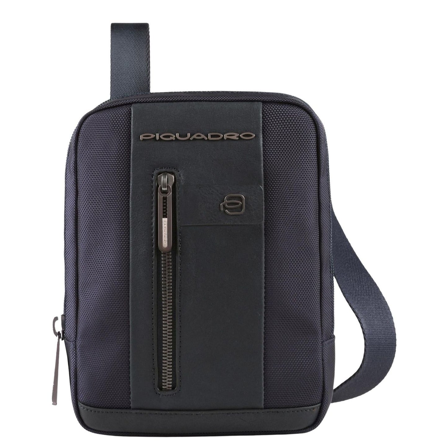Piquadro Brief 2 iPad Mini Crossbody Bag dark blue