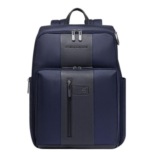 Piquadro Brief 2 Laptop Computer Backpack 15.6" dark blue