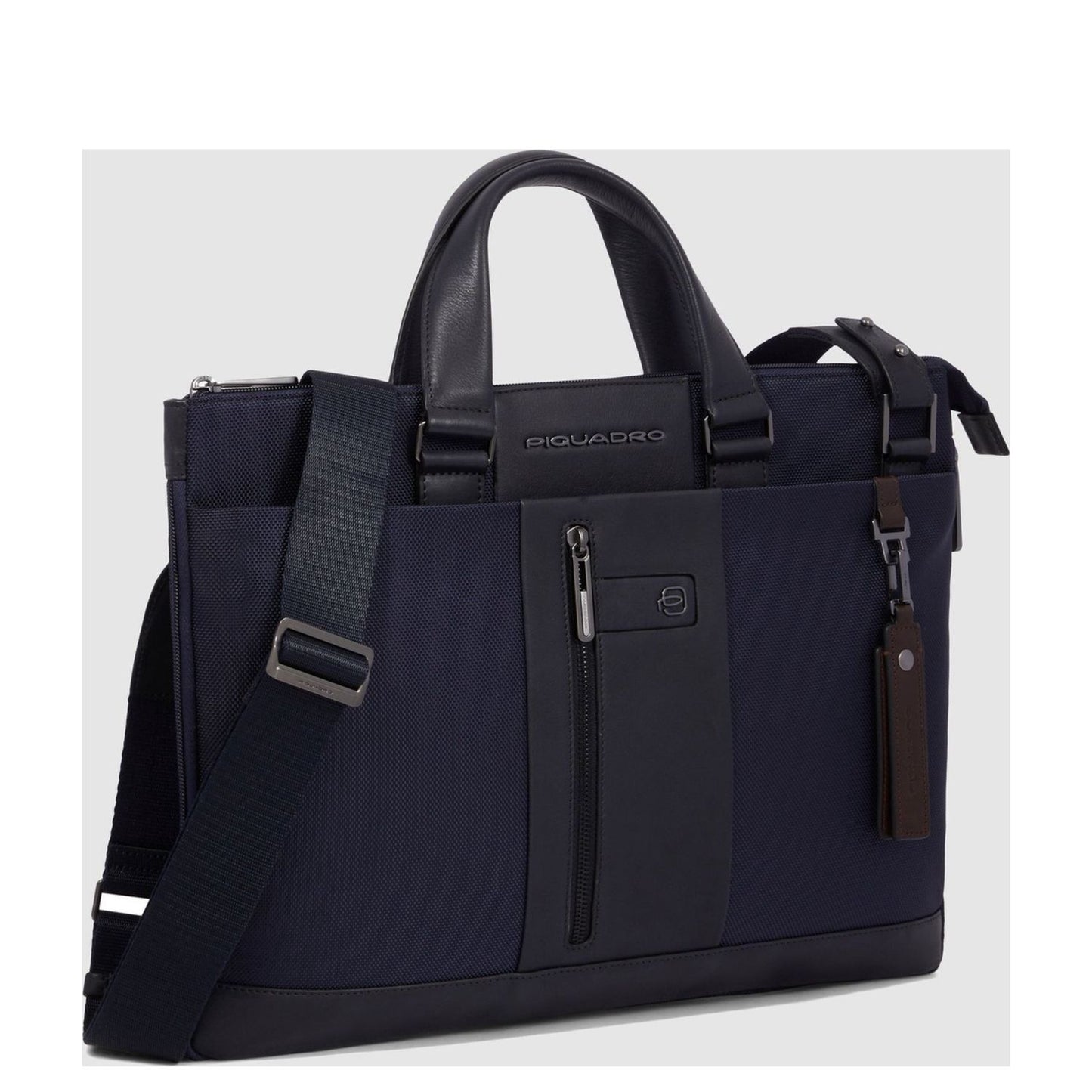 Piquadro Brief 2 Slim Laptop Bag 15.6" dark blue