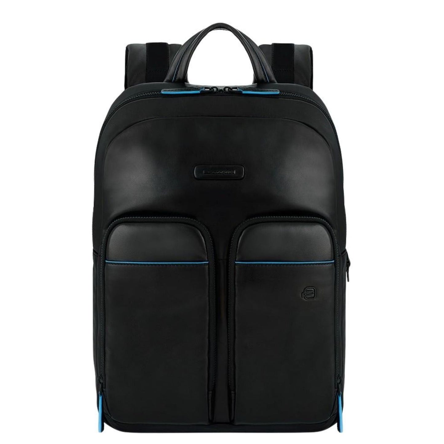 Piquadro Blue Square Revamp Pockets Laptop Backpack 13.3" black