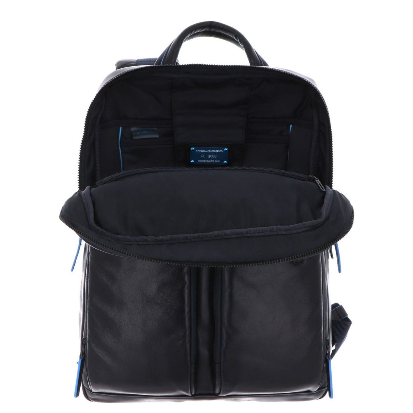 Piquadro Blue Square Revamp Pockets Laptop Backpack 13.3" night blue