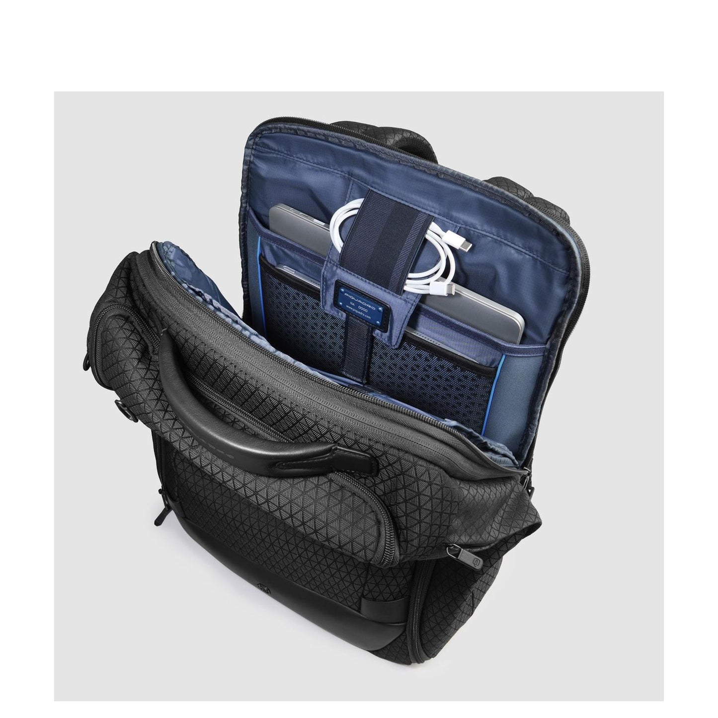 Piquadro W139 Modular Travel Laptop Backpack nero