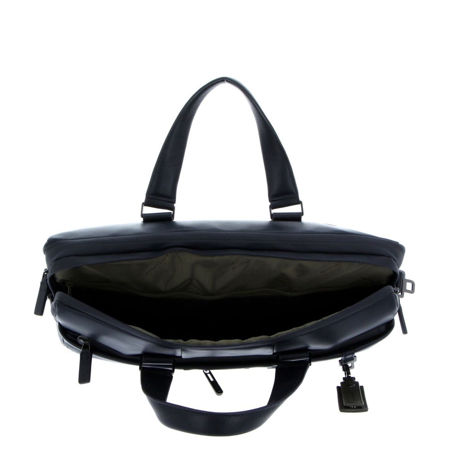 Piquadro Urban Computer Portfolio Briefcase with iPad Compartment blue