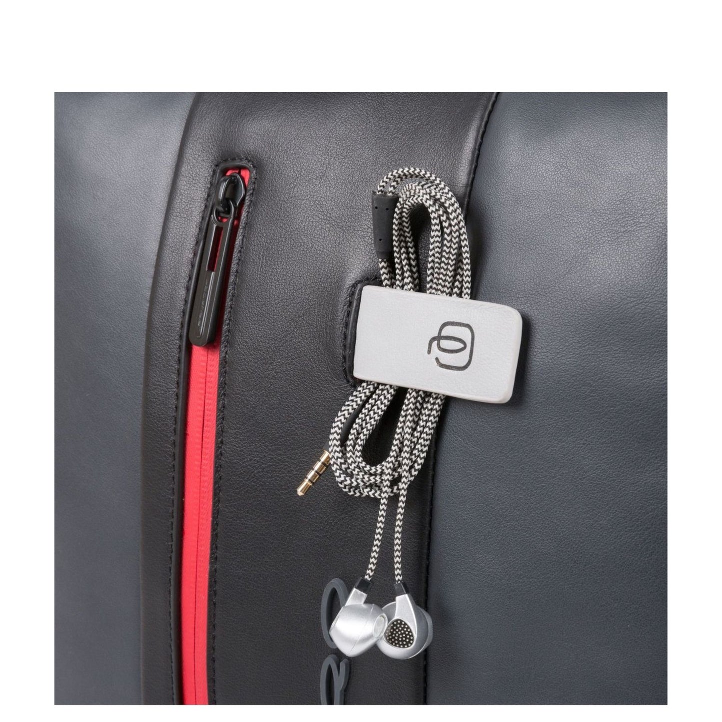 Piquadro Urban PC And iPad Cable Backpack 15.6" gray/ black