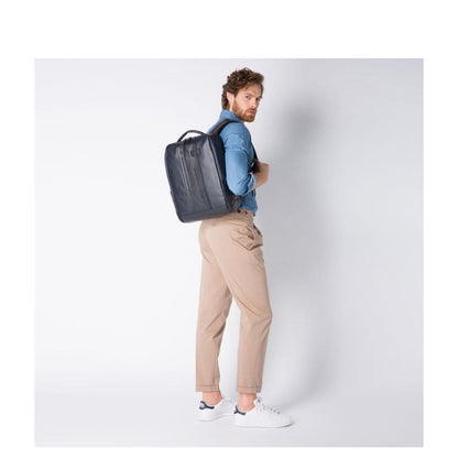 Piquadro Urban PC and iPad backpack with anti-theft cable black
