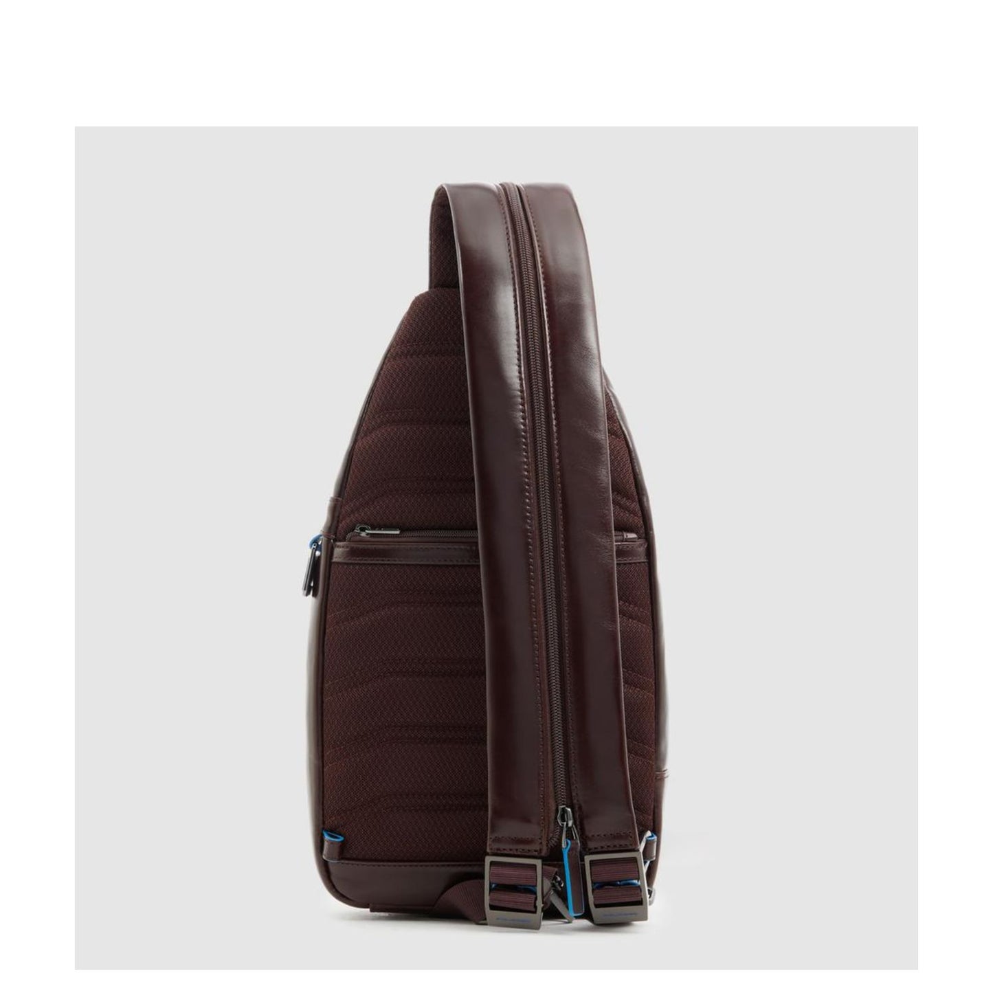 Piquadro Blue Square Mono Sling iPad Pro 9.7"/ iPad 11" mahogany brown