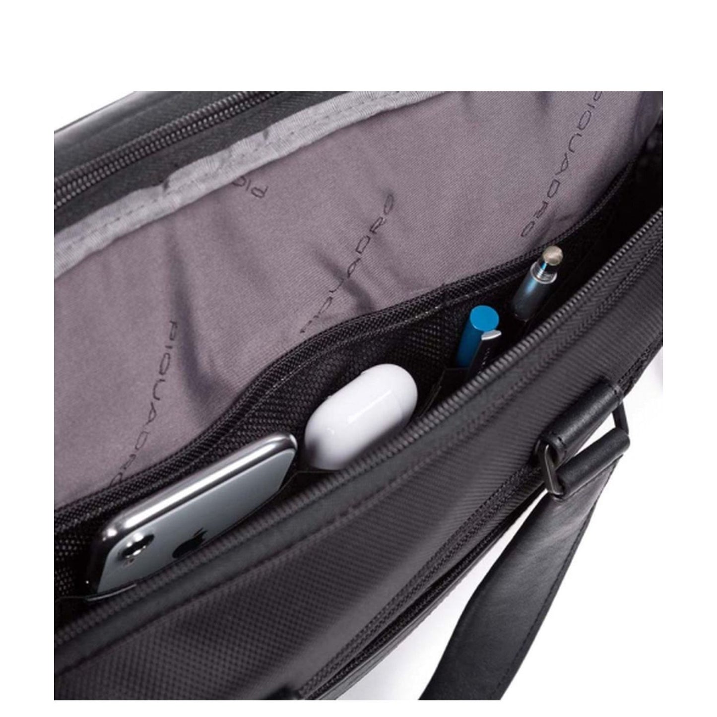 Piquadro Brief 2 Slim Laptop Bag 15.6" black
