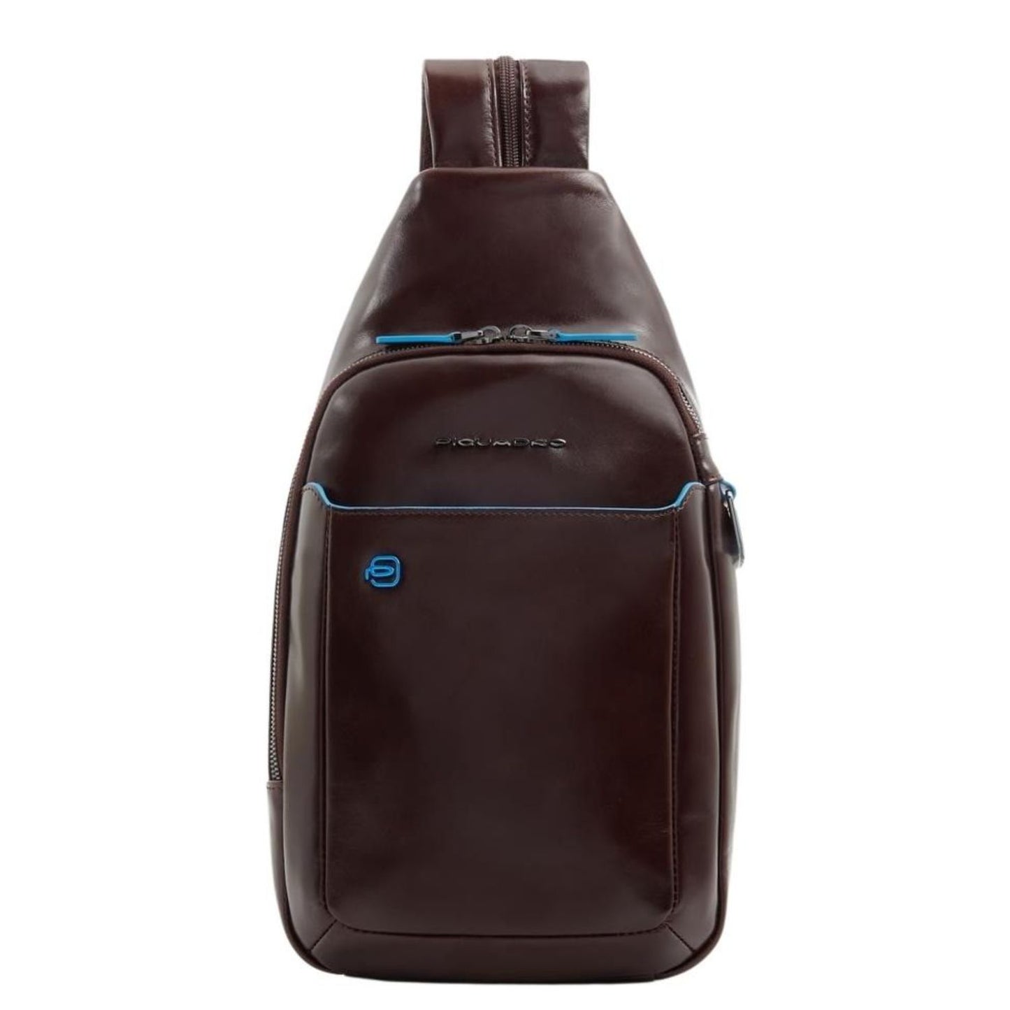 Piquadro Blue Square Mono Sling iPad Pro 9.7"/ iPad 11" mahogany brown