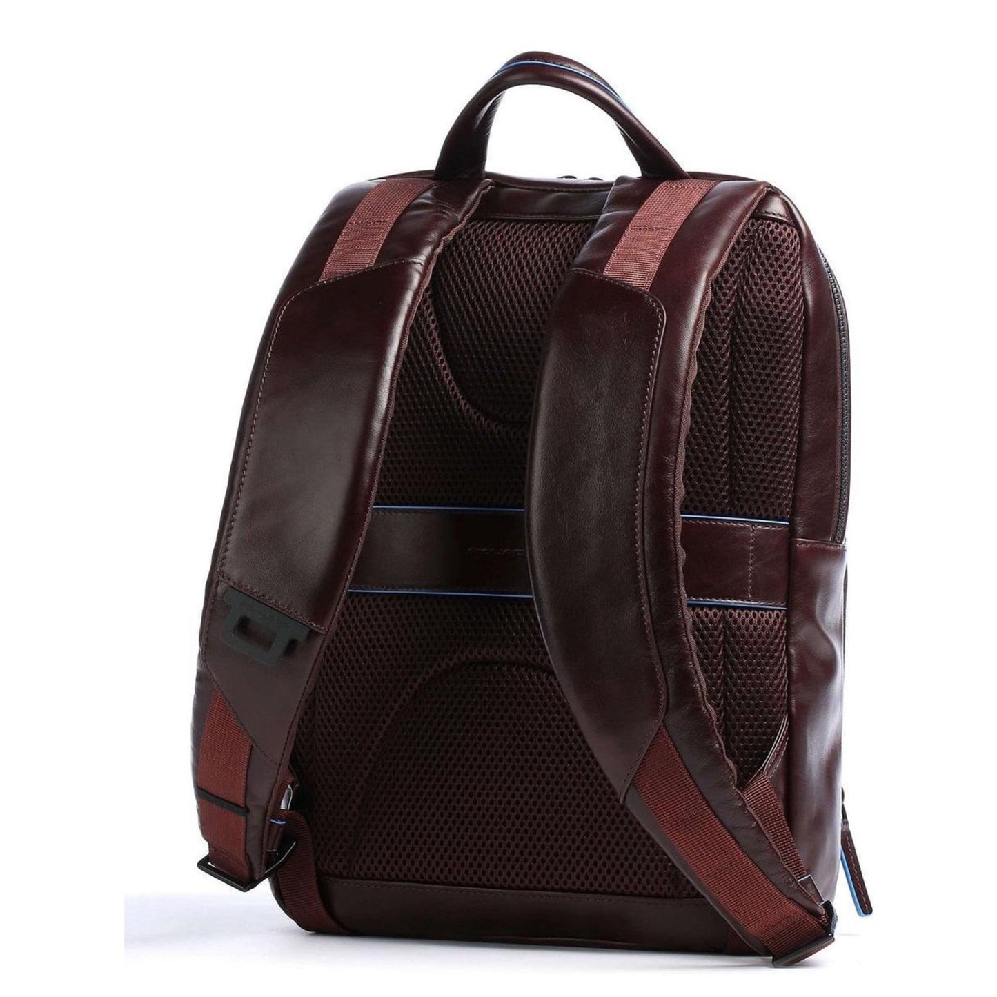 Piquadro Blue Square Revamp Pockets Laptop Backpack 13.3" mahogany brown