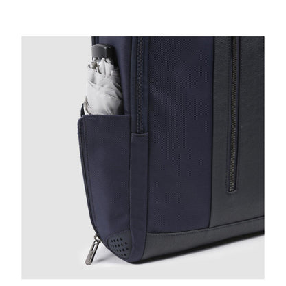 Piquadro Brief 2 Laptop Computer Backpack 15.6" dark blue