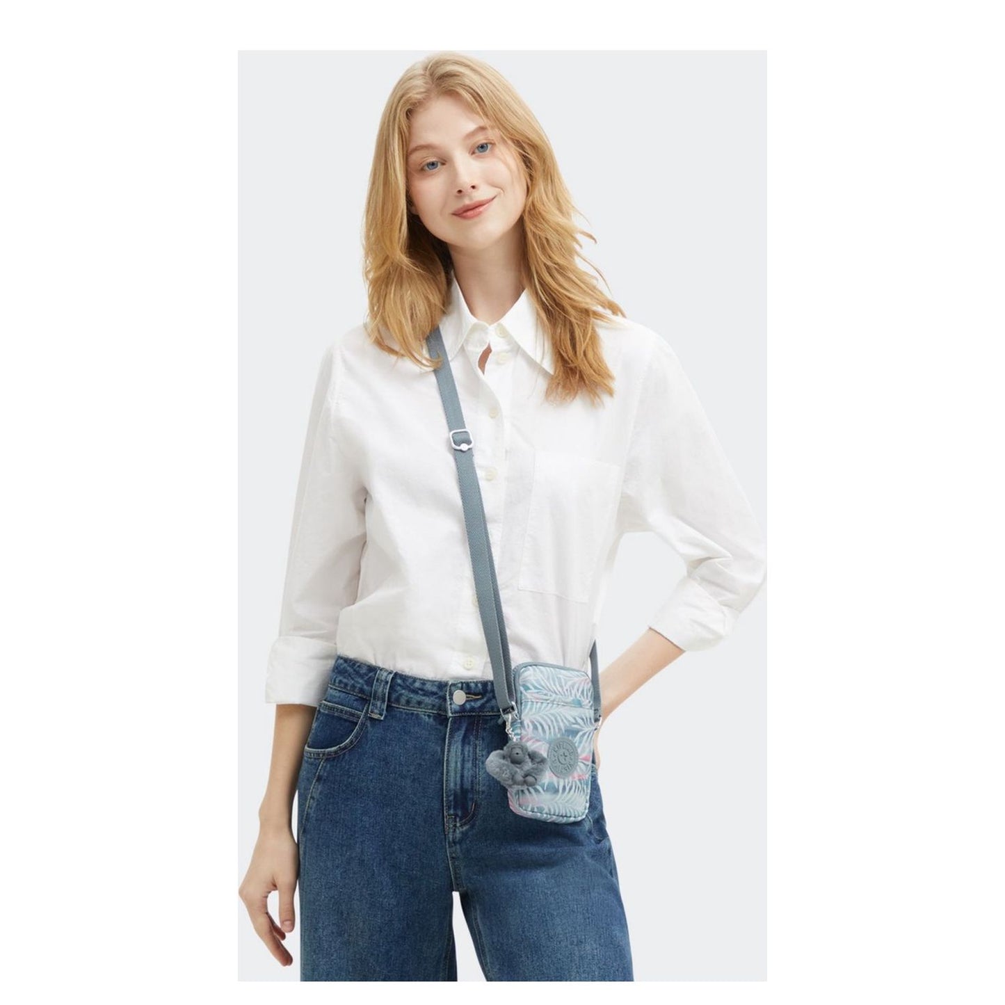 Kipling Tally Shoulderbag palmtree leaves